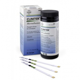Тест-полоски Microalbumin 9 для анализаторов мочи серии CLINITEK